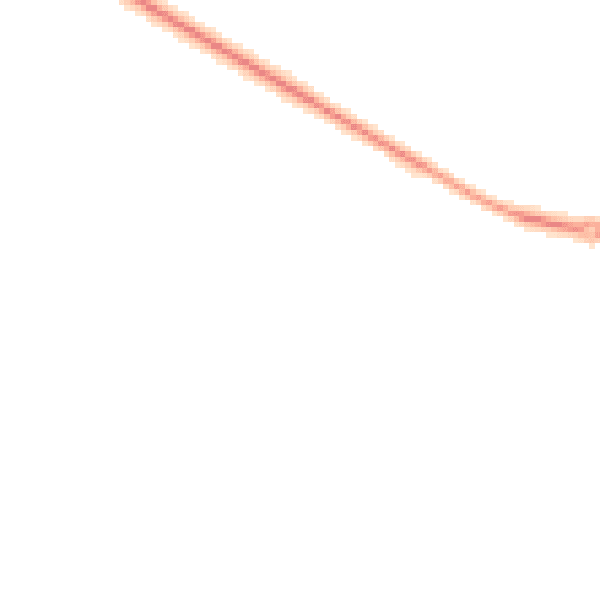 Night-time road noise heatmap for BN26 6XA