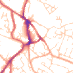 Daytime road noise heatmap for BN27 1AF