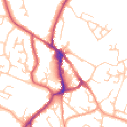 Daytime road noise heatmap for BN27 1AP