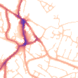 Daytime road noise heatmap for BN27 1AQ