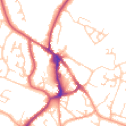 Daytime road noise heatmap for BN27 1AR