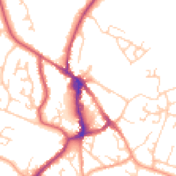 Daytime road noise heatmap for BN27 1AX