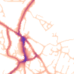 Daytime road noise heatmap for BN27 1BA