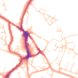 Daytime road noise heatmap for BN27 1BE