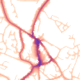 Daytime road noise heatmap for BN27 1BW