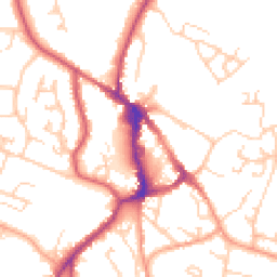 Daytime road noise heatmap for BN27 1DL