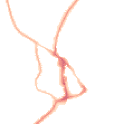 Night-time road noise heatmap for BN27 1DN