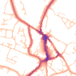 Daytime road noise heatmap for BN27 1EA