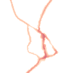 Night-time road noise heatmap for BN27 1EA