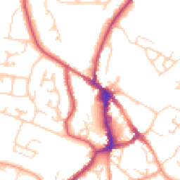 Daytime road noise heatmap for BN27 1ED