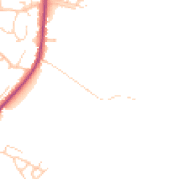 Daytime road noise heatmap for BN27 1ER