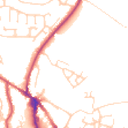 Daytime road noise heatmap for BN27 1FE