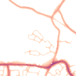 Daytime road noise heatmap for BN27 1FY