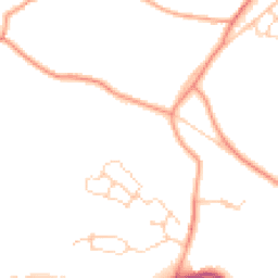 Daytime road noise heatmap for BN27 1GU