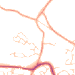 Daytime road noise heatmap for BN27 1GX