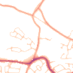 Daytime road noise heatmap for BN27 1GY