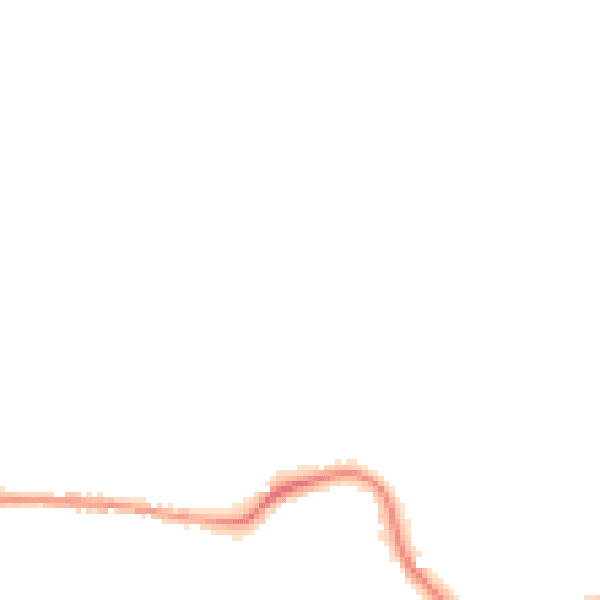 Night-time road noise heatmap for BN27 1GY