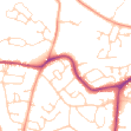 Daytime road noise heatmap for BN27 1HS