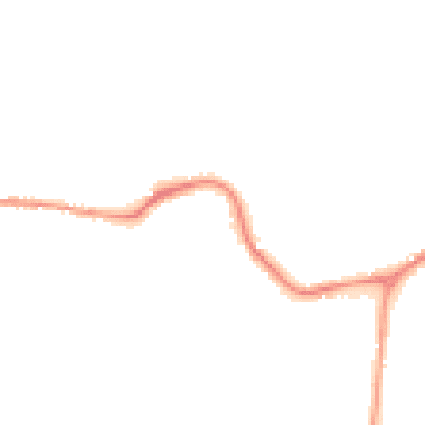 Night-time road noise heatmap for BN27 1HS