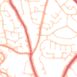 Daytime road noise heatmap for BN27 1NN