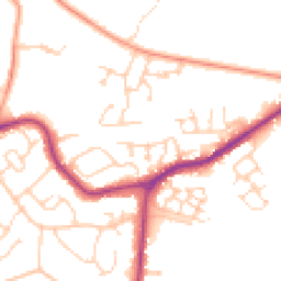 Daytime road noise heatmap for BN27 1NQ