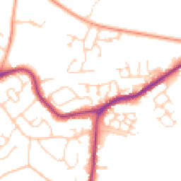 Daytime road noise heatmap for BN27 1NT