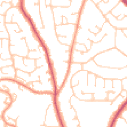 Daytime road noise heatmap for BN27 1NW
