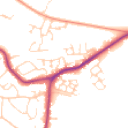 Daytime road noise heatmap for BN27 1PD