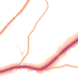 Daytime road noise heatmap for BN27 1PS