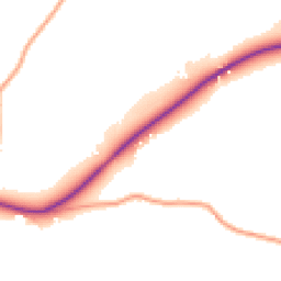 Daytime road noise heatmap for BN27 1PY