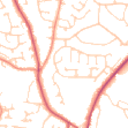 Daytime road noise heatmap for BN27 1TT