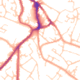 Daytime road noise heatmap for BN27 2BL