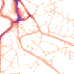 Daytime road noise heatmap for BN27 2BW