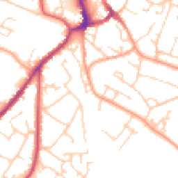 Daytime road noise heatmap for BN27 2DN