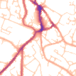 Daytime road noise heatmap for BN27 2DQ