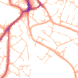 Daytime road noise heatmap for BN27 2DU