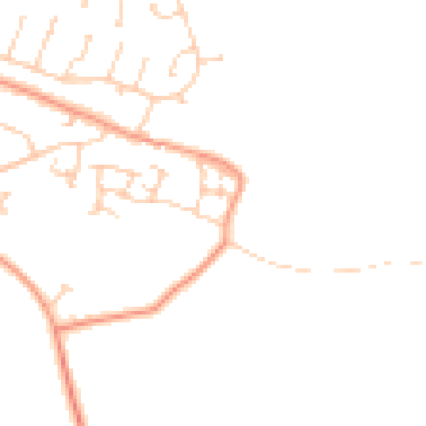 Daytime road noise heatmap for BN27 2FN