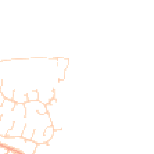 Daytime road noise heatmap for BN27 2FX