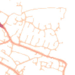 Daytime road noise heatmap for BN27 2LT