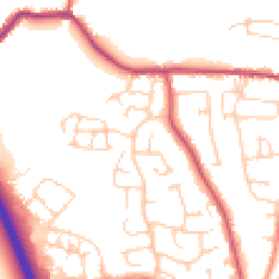 Daytime road noise heatmap for BN27 3BH