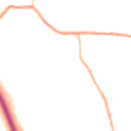 Night-time road noise heatmap for BN27 3BH