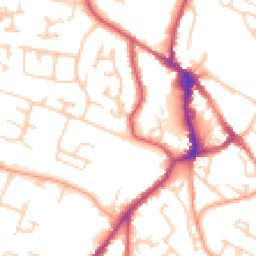 Daytime road noise heatmap for BN27 3DX