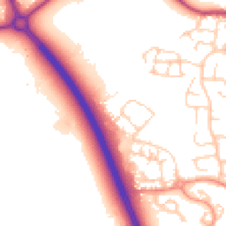 Daytime road noise heatmap for BN27 3GL