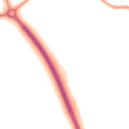 Night-time road noise heatmap for BN27 3GL