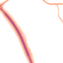 Night-time road noise heatmap for BN27 3GW