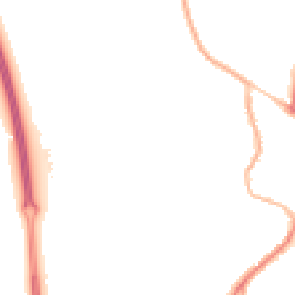 Night-time road noise heatmap for BN27 3HF