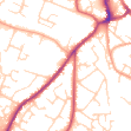 Daytime road noise heatmap for BN27 3JP