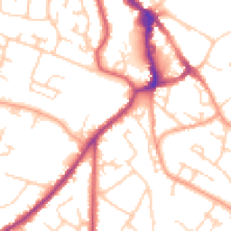 Daytime road noise heatmap for BN27 3JQ