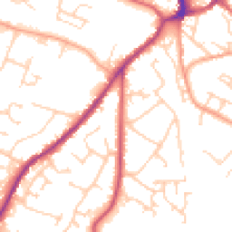 Daytime road noise heatmap for BN27 3LE