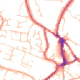 Daytime road noise heatmap for BN27 3PB